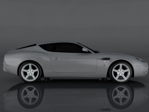aston martin db7 3D मॉडल