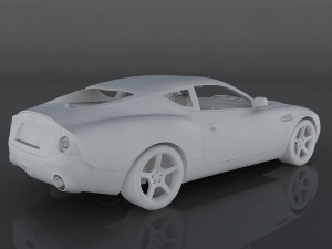 aston martin db7 3D मॉडल