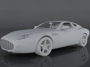 aston martin db7 3D मॉडल