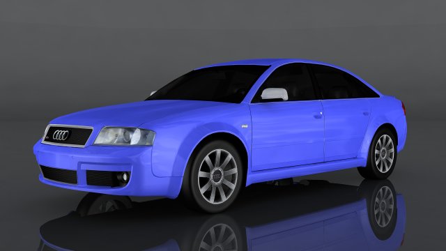 audi rs6 2003 3D 모델 .c4d .max .obj .3ds .fbx .stl .blend 
