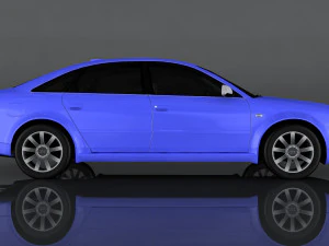 audi rs6 2003 3D Model