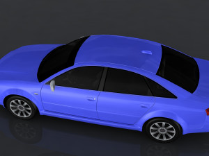 audi rs6 2003 3D 모델