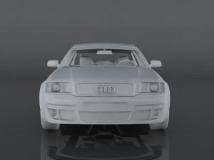 audi rs6 2003 3D 모델