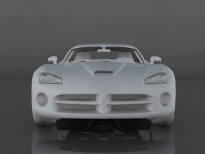 dodge viper srt-10 3D Model