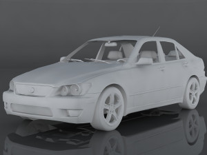 lexus is300 3D Modell in Sedan 3DExport