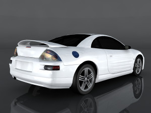 mitsubishi eclipse gts Model 3D