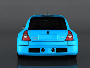 renault sport clio v6 Modelo 3D