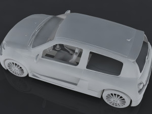 renault sport clio v6 Modelo 3D