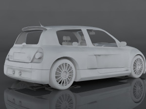 renault sport clio v6 Modelo 3D