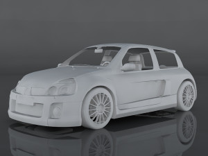 renault sport clio v6 Modelo 3D