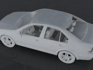 volkswagen bora vr6 3D Модель