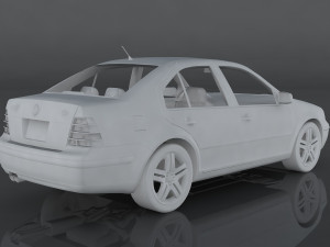 volkswagen bora vr6 3D Модель