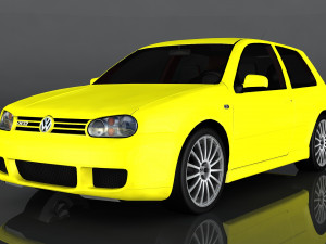 volkswagen golf r32 3D 模型