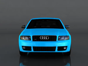 audi s4 2004 3D Model
