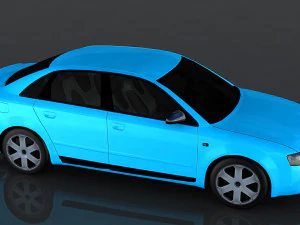 audi s4 2004 3D Model