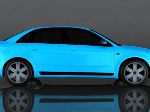 audi s4 2004 3D Model