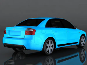 audi s4 2004 3D Model