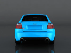 audi s4 2004 3D Model