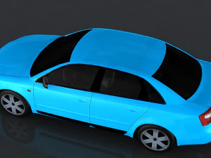 audi s4 2004 3D Model