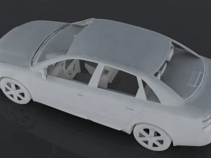 audi s4 2004 3D Model