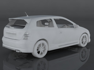 honda civic Modelo 3D