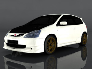 honda civic Modelo 3D