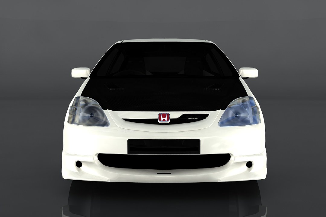 3d модель honda
