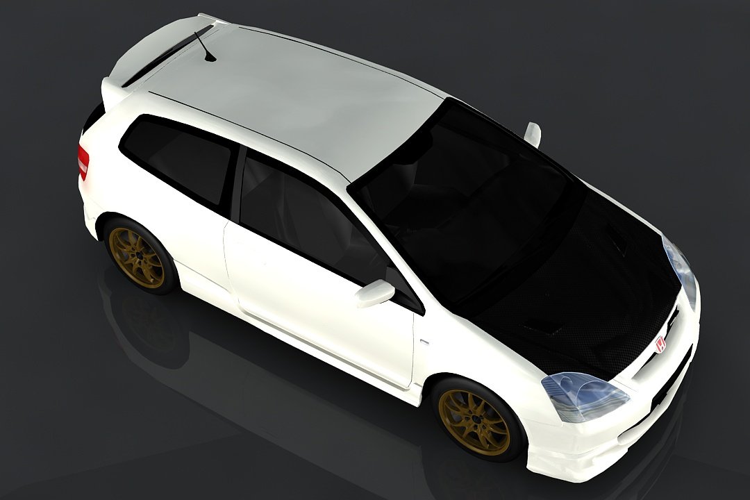 3d модель honda