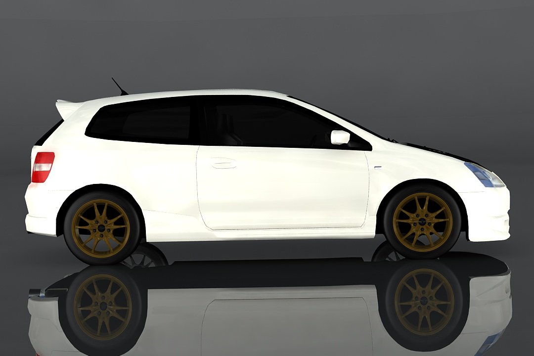 3d модель honda