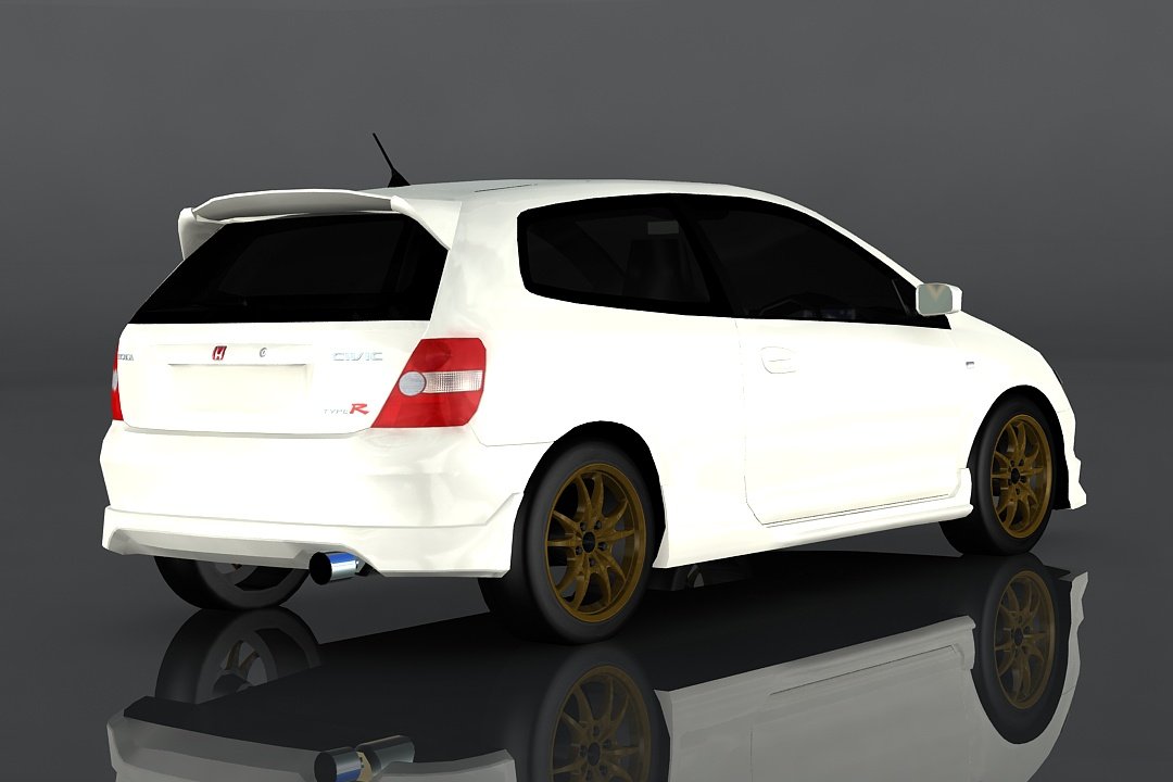 3d модель honda