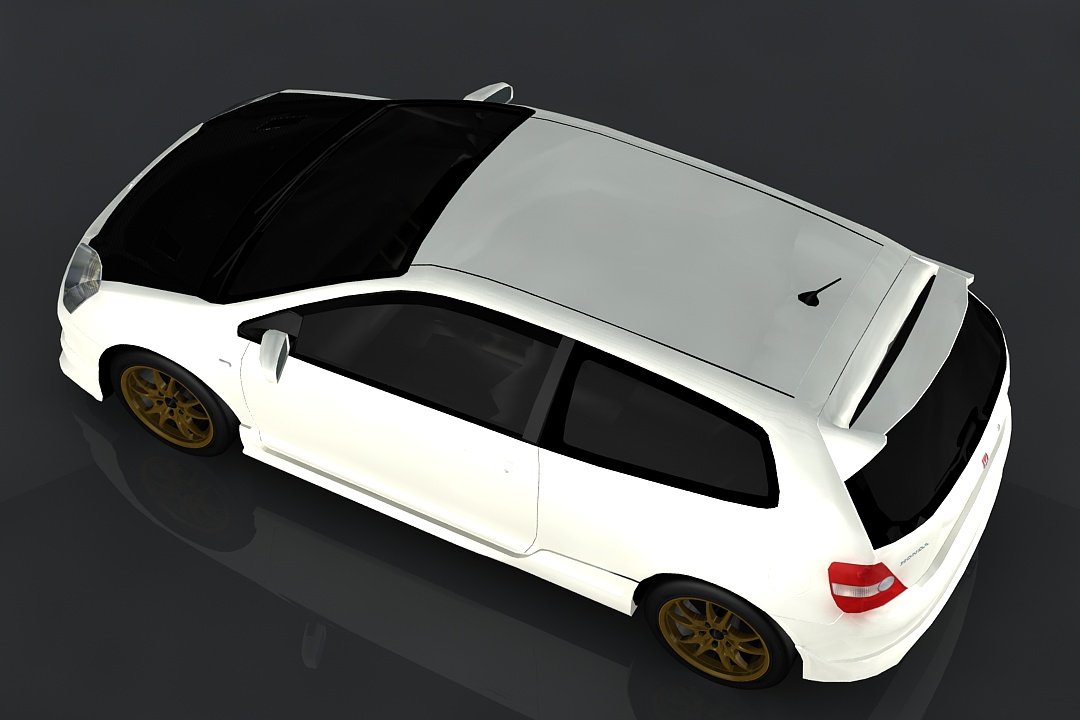 3d модель honda