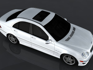 mercedes-benz c 32 amg 3D 모델