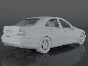 mercedes-benz c 32 amg 3D 모델