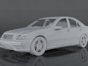 mercedes-benz c 32 amg 3D 모델