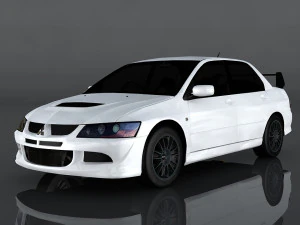mitsubishi lancer evolution 3D Модель