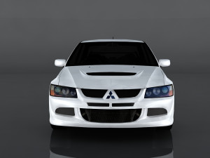 mitsubishi lancer evolution Model 3D