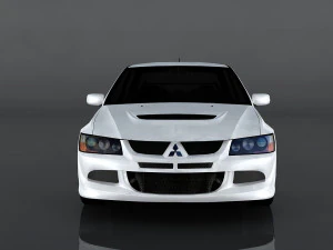 mitsubishi lancer evolution 3D Model