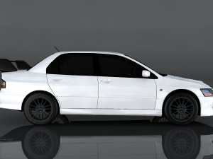 mitsubishi lancer evolution Model 3D