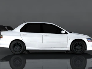 mitsubishi lancer evolution 3D Model