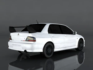 mitsubishi lancer evolution 3D Model