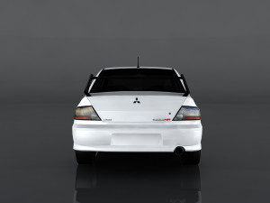 mitsubishi lancer evolution Model 3D