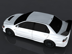 mitsubishi lancer evolution Model 3D