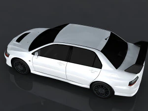 mitsubishi lancer evolution 3D Model