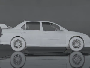 mitsubishi lancer evolution 3D Model