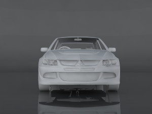 mitsubishi lancer evolution Model 3D