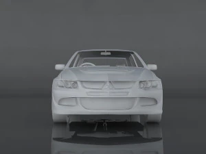 mitsubishi lancer evolution 3D Model
