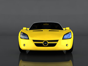 opel speedster turbo 3D मॉडल