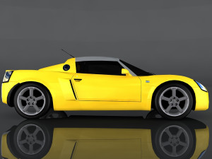 opel speedster turbo 3D मॉडल