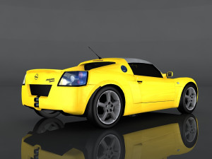 opel speedster turbo 3D मॉडल