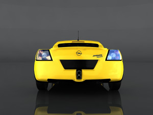 opel speedster turbo 3D मॉडल